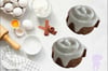 Fluffy Cinnabun buns Set of 2