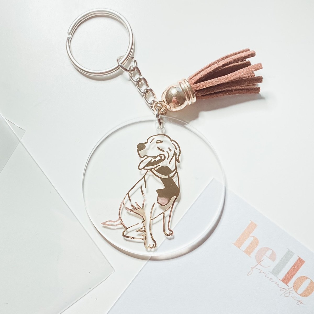 Personalised Pet Portrait Keychain Personalised Portrait Keychains