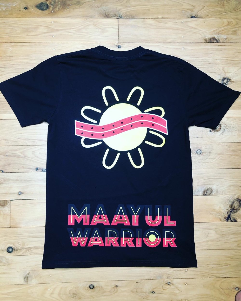 MAAYUL uncle sun shirt black