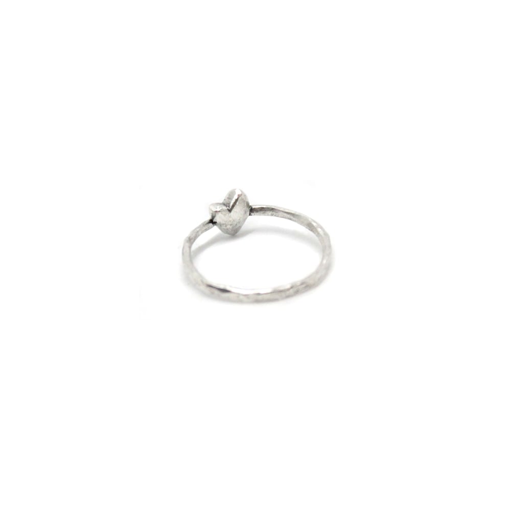Image of EXTREMELY TINY HEART RING