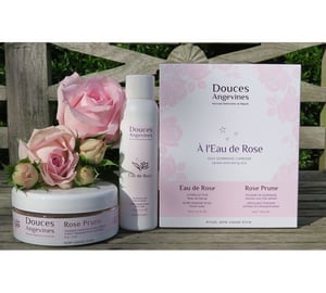 Image of Douces Angevines - Coffret À l'EAU DE ROSE Duo Gommage Caresse