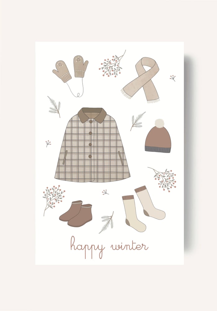 Image of Carte - Happy winter