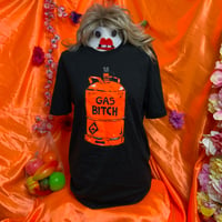 Image 1 of Sustainable Gas Bitch T-Shirt - Black 