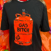 Image 2 of Sustainable Gas Bitch T-Shirt - Black 