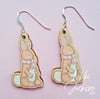 NEW: Pair of Adorable Snuggle Ginger Bunny Earrings