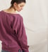 Image of Jacquard Pullover Pflaume