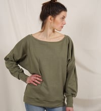 Image 3 of Jacquard Pullover oliv