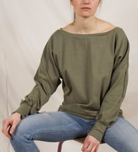 Image 2 of Jacquard Pullover oliv