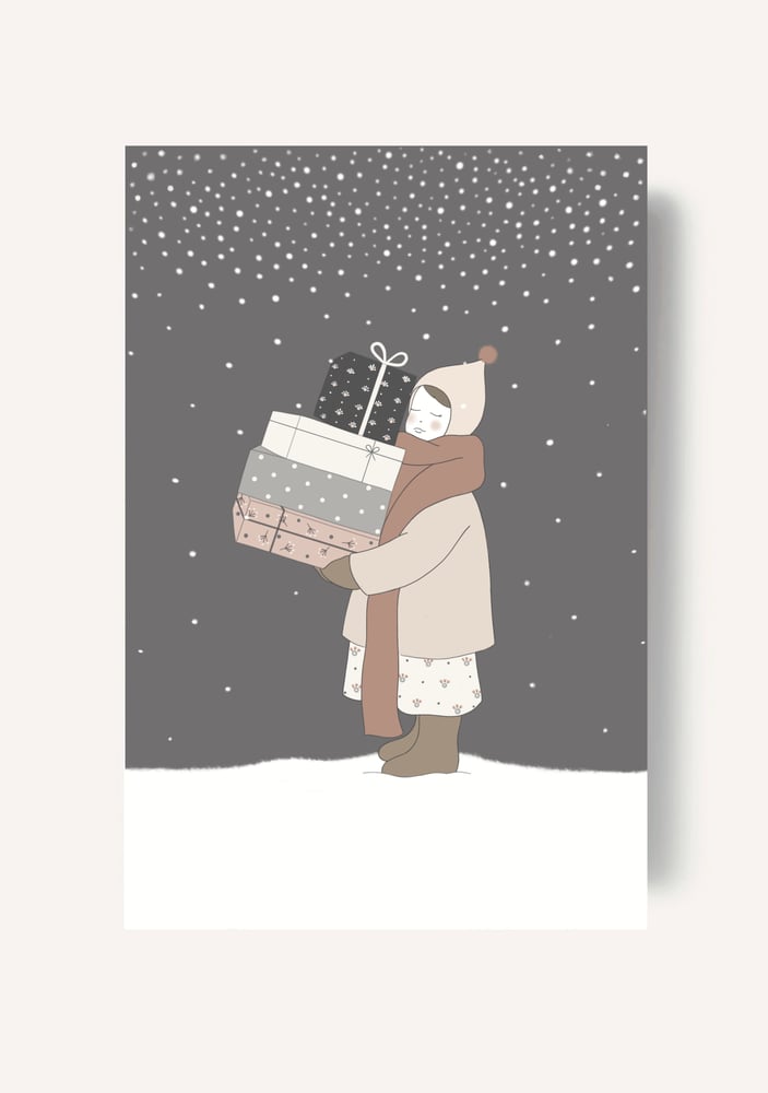 Image of Lot cartes de Noël - Les doux moments 