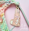 NEW: Snuggle Bunny Wooden Stitch Marker