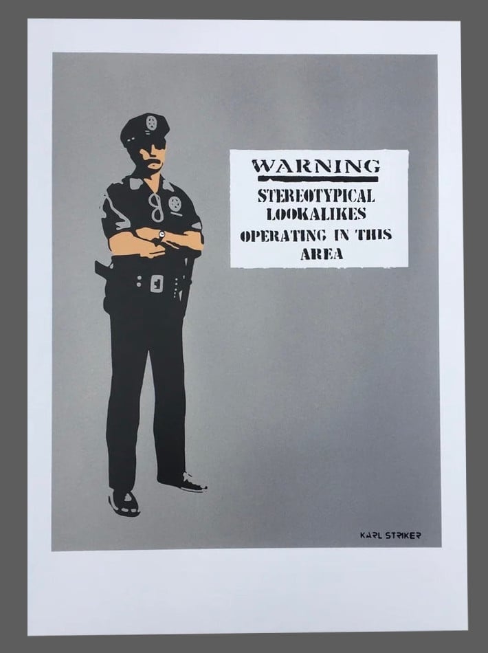 Image of "In This Area" -Limited Screen Print Edition of 5 Printers Proofs