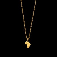 Image 1 of Dainty Africa Necklace