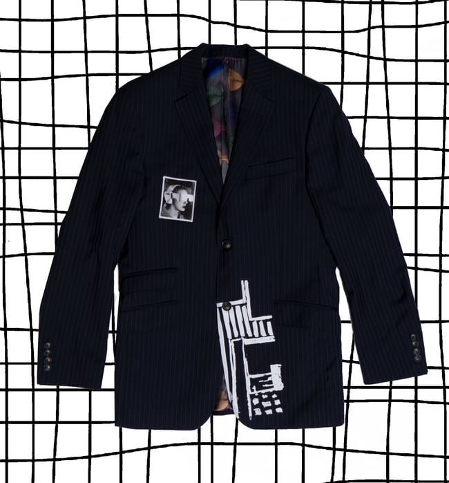 SMALL PATCH PIN STRIPE