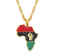 Image 3 of Black Lives Matter African Map Chain