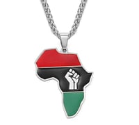 Image 4 of Black Lives Matter African Map Chain