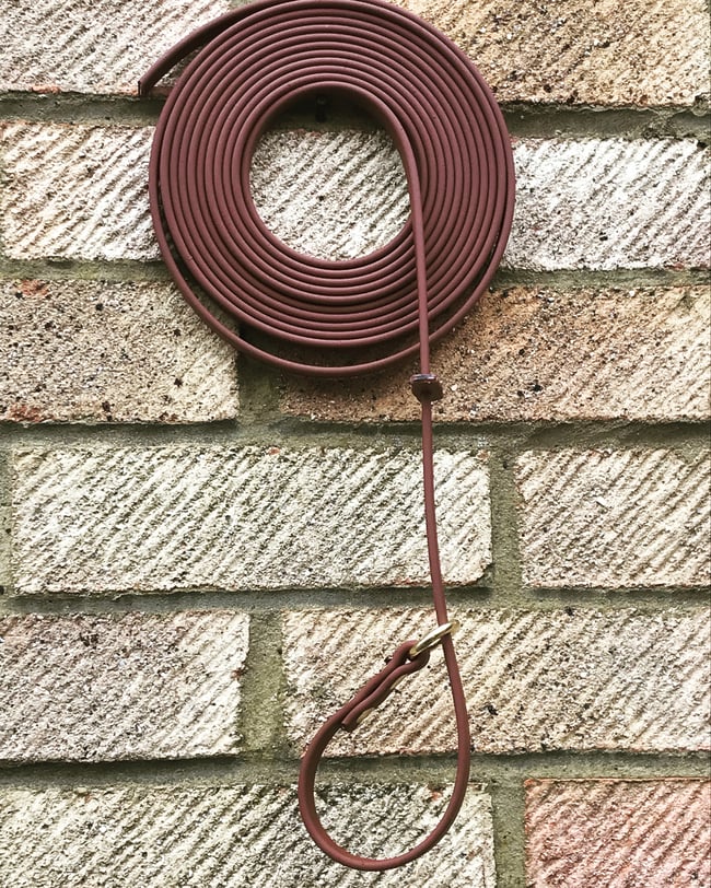 5m Biothane® Trailing Line - Mid-brown-