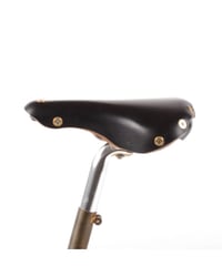Image 3 of BERTHOUD Leather Saddle Agnel black