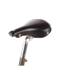 Image 1 of BERTHOUD Leather Saddle Agnel black