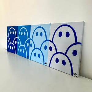 ANXTI “Inverted Blue” Series Painting