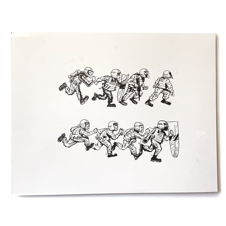 S.W.A.T. INK DRAWING