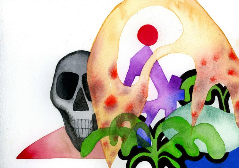 Image of Imaginary Landscape & Skull 12