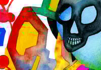 Image of Imaginary Landscape & Skull 13