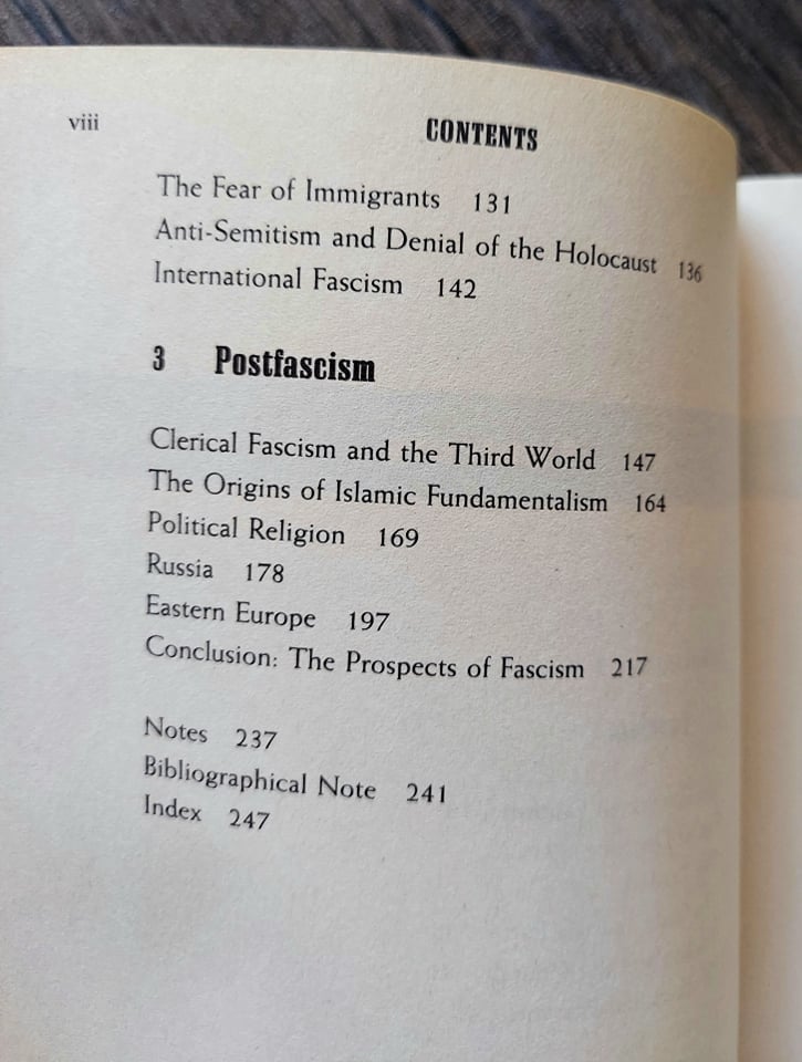 Fascism: Past, Present, Future, by Walter Laqueur