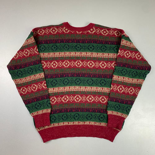 Image of Chemise Lacoste knitted sweatshirt, size large