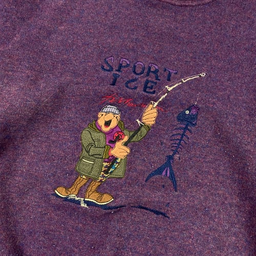 Image of Sport Ice by Iceberg knitted sweatshirt, size medium