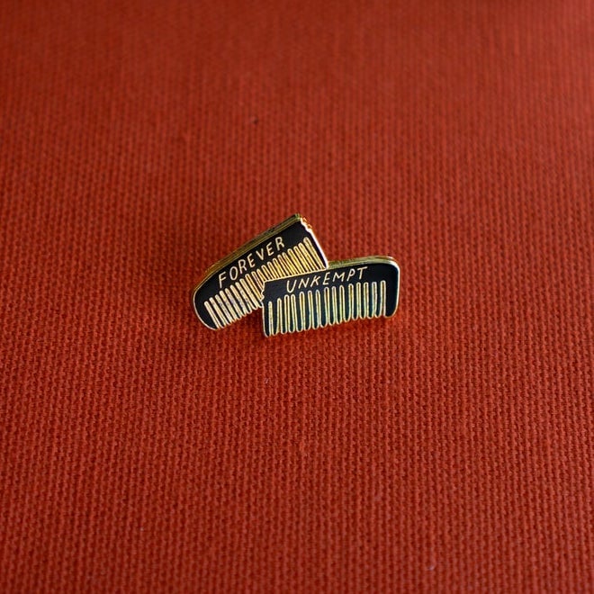 Image of Stay Home Club x AF - Forever Unkempt Enamel Pin