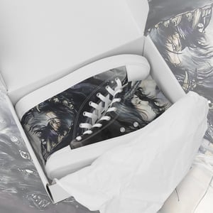Image of High Top Canvas Shoes