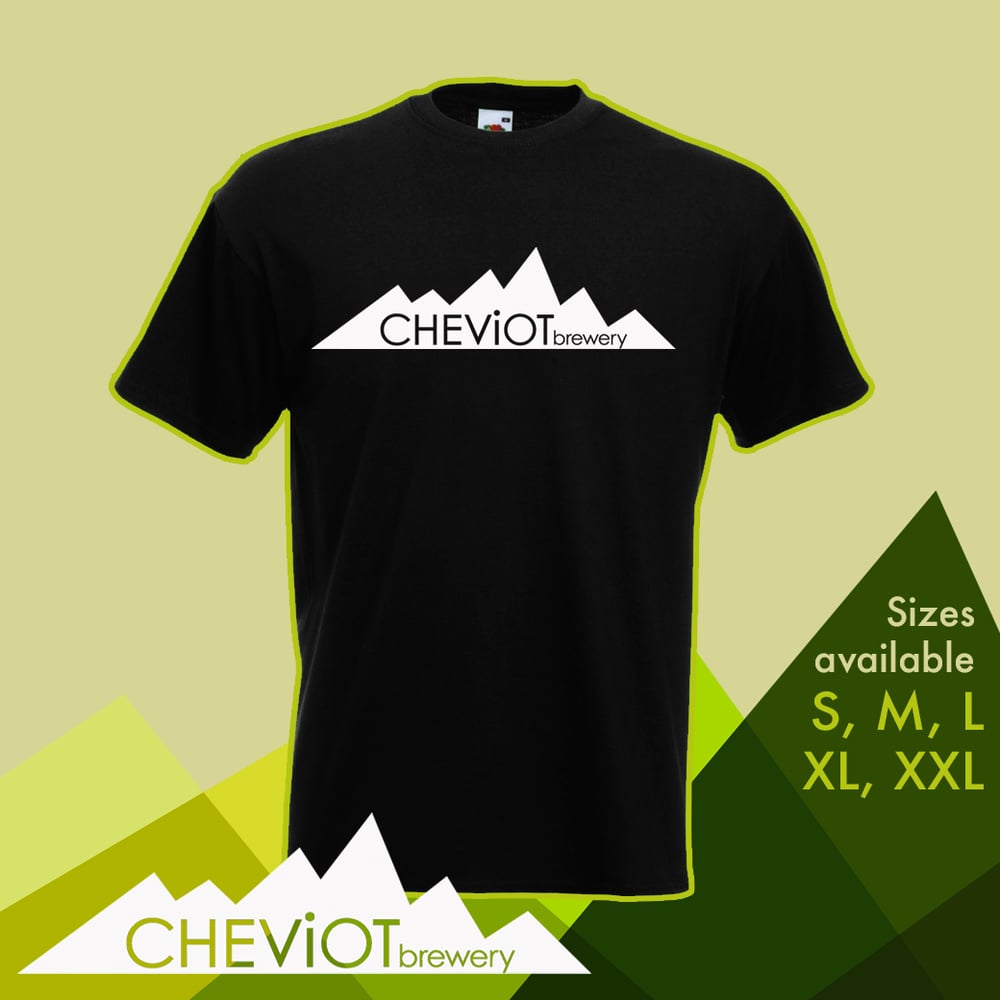 Image of T-shirt -Black - Cheviot Brewery T-shirt