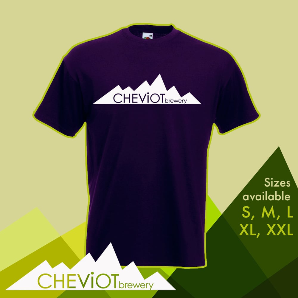 Image of T-shirt - Purple Cheviot Brewery T-shirt
