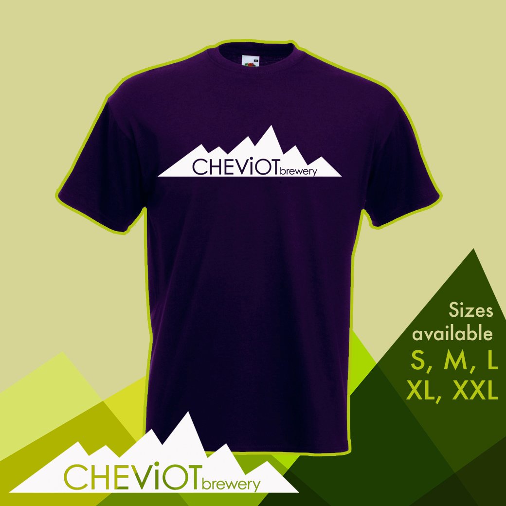 Image of T-shirt - Purple Cheviot Brewery T-shirt