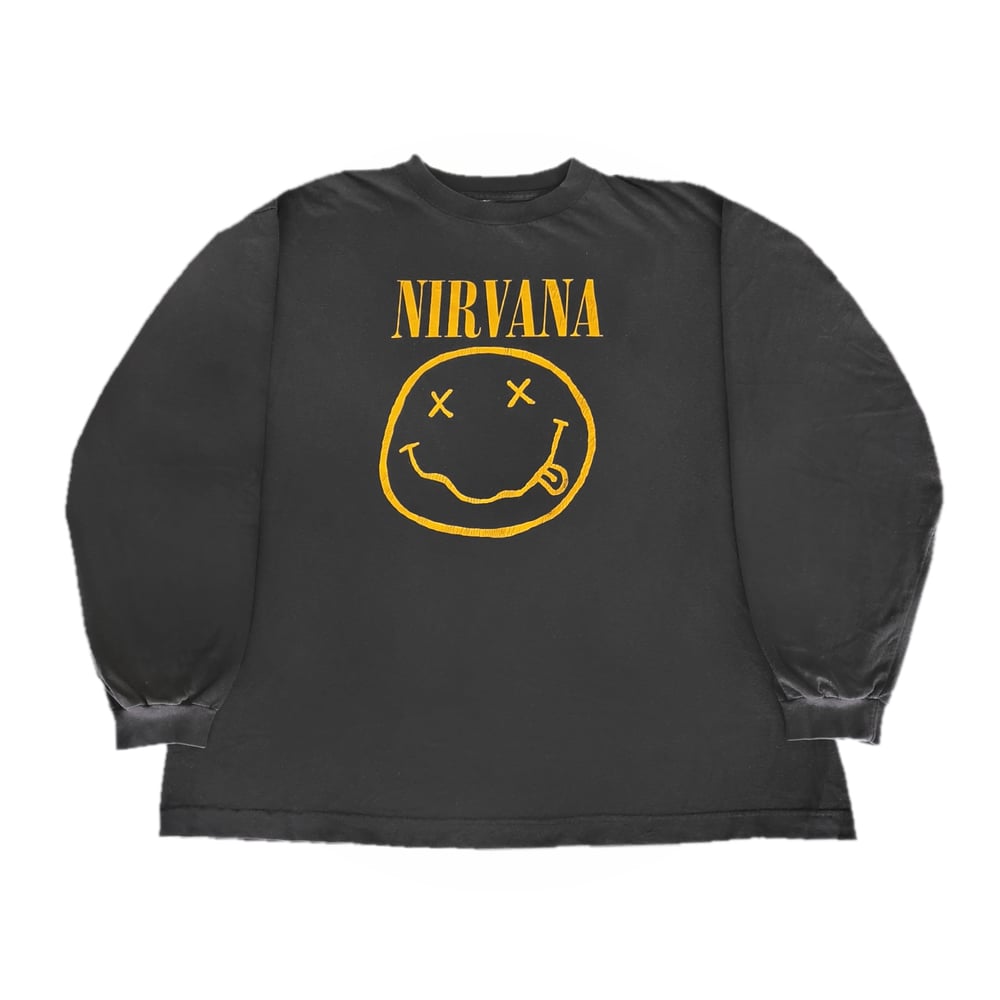 Nirvana 1992 'Nevermind: Smiley' Longsleeve T-Shirt