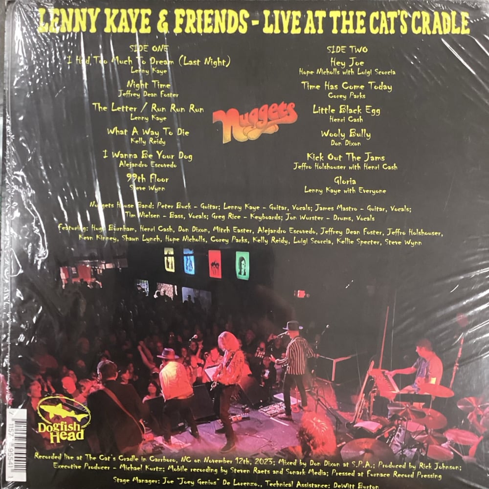 Lenny Kaye & Friends - Live At The Cat’s Cradle: A 50th Anniversary Celebration Of Nuggets 
