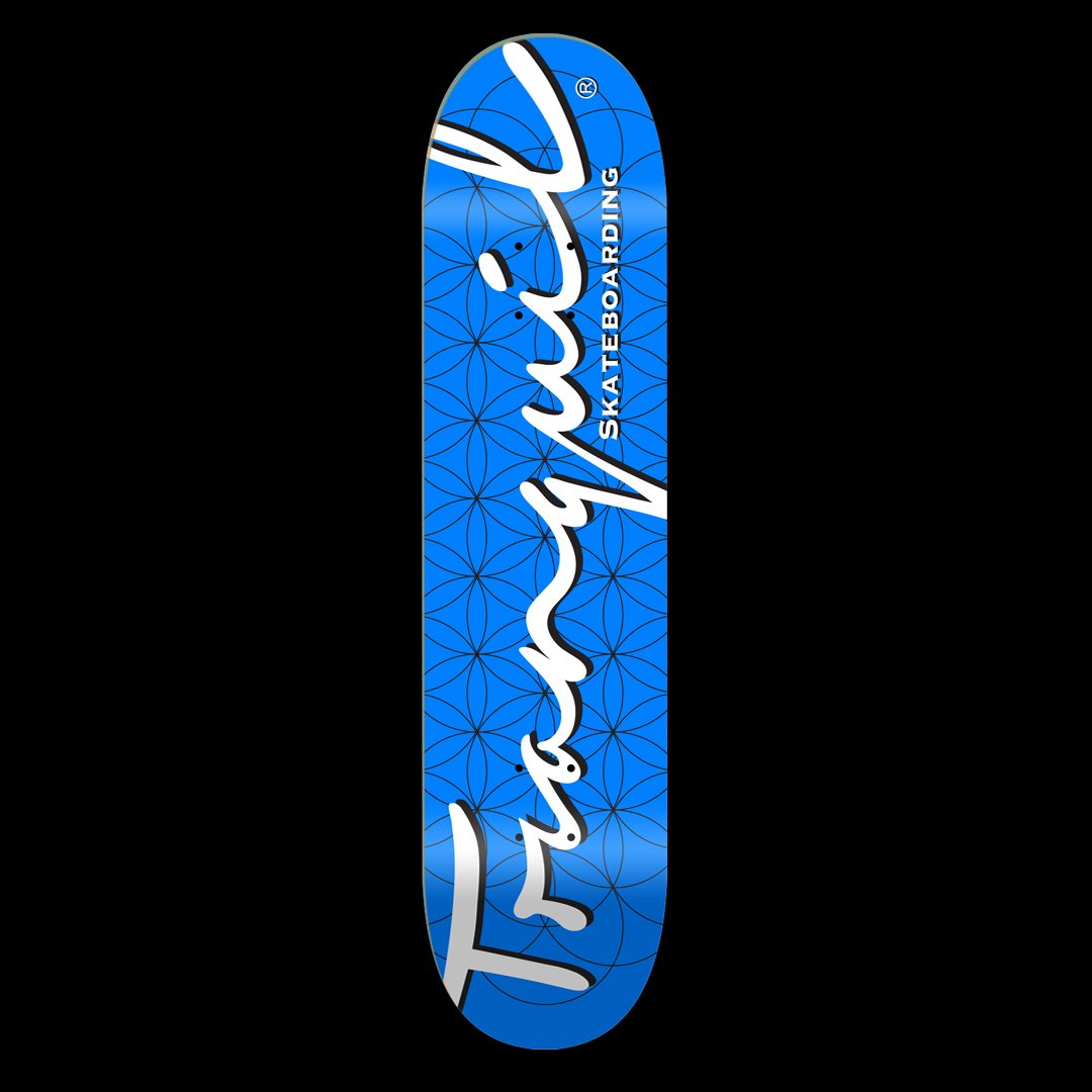 Image of Script Logo Deck  (Azure Blue)