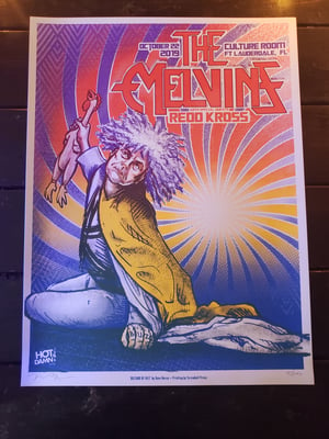 The Melvins Gig Poster 2019 Fort Lauderdale 