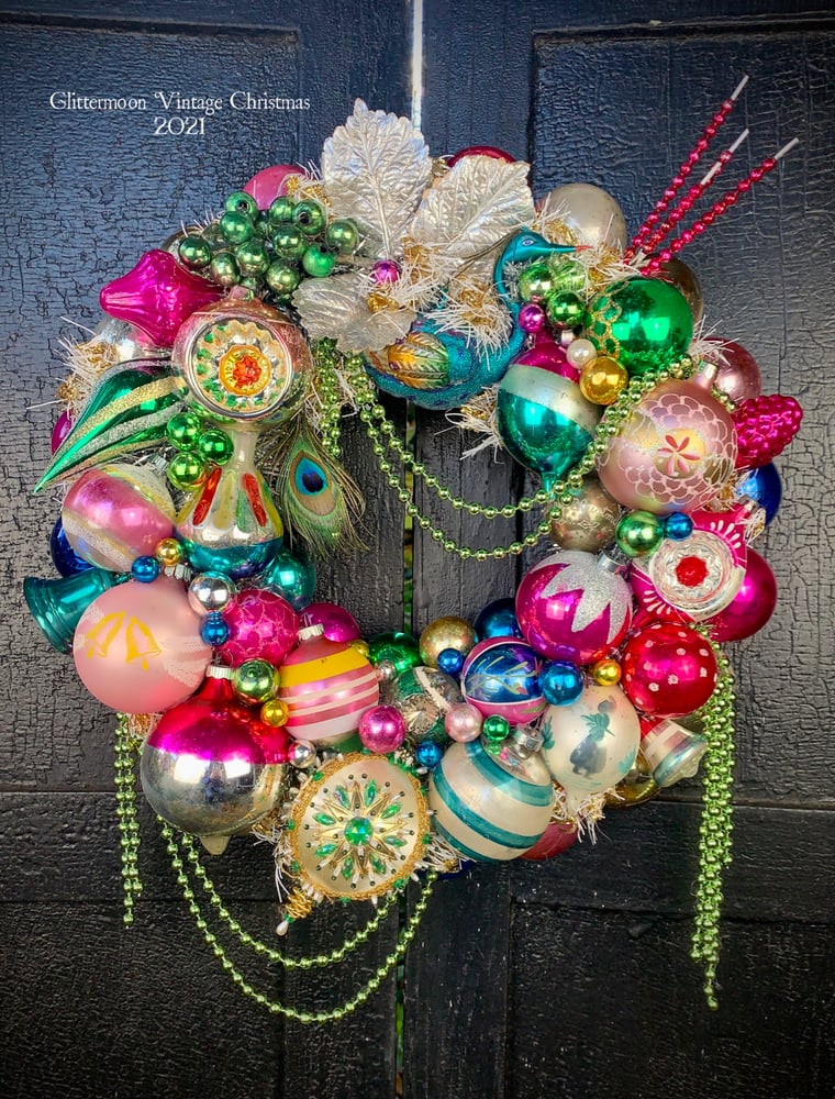 Image of Pretty as a Peacock Wreath