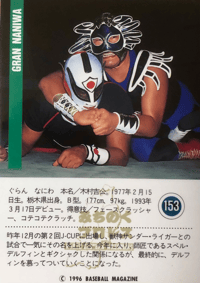 Image 2 of 1996 BBM Pro Wrestling #153