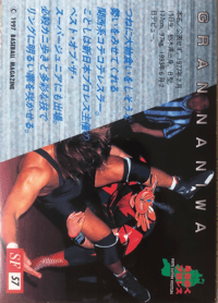 Image 2 of 1997 BBM Pro Wrestling Sparkling Fighters #57