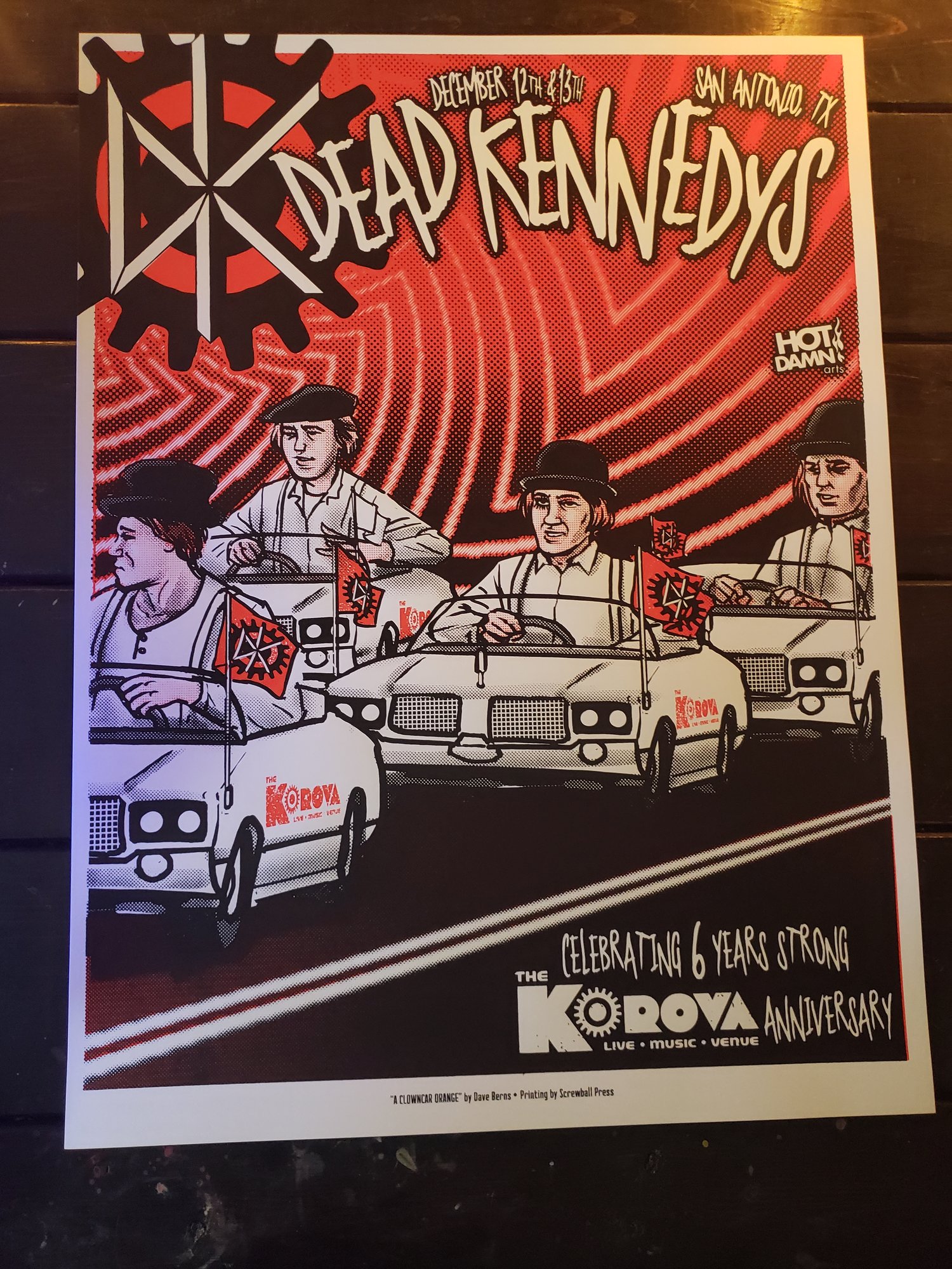 Dead Kennedys Gig Poster 