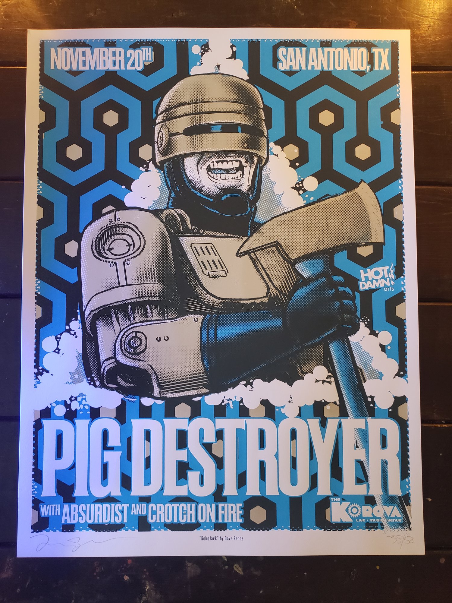 Pig Destroyer Gig Poster San Antonio