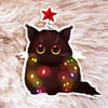 Christmas Cat Sticker