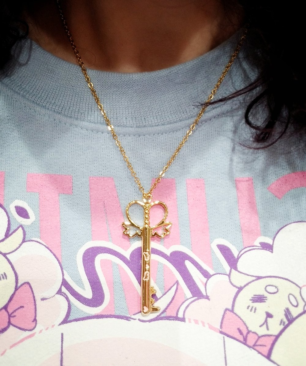 Image of Magical Key Necklace - 18k Gold Plated