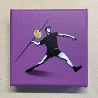 Image 1 of "Martini Hunter" 1/1 Mini Canvas (lilac)