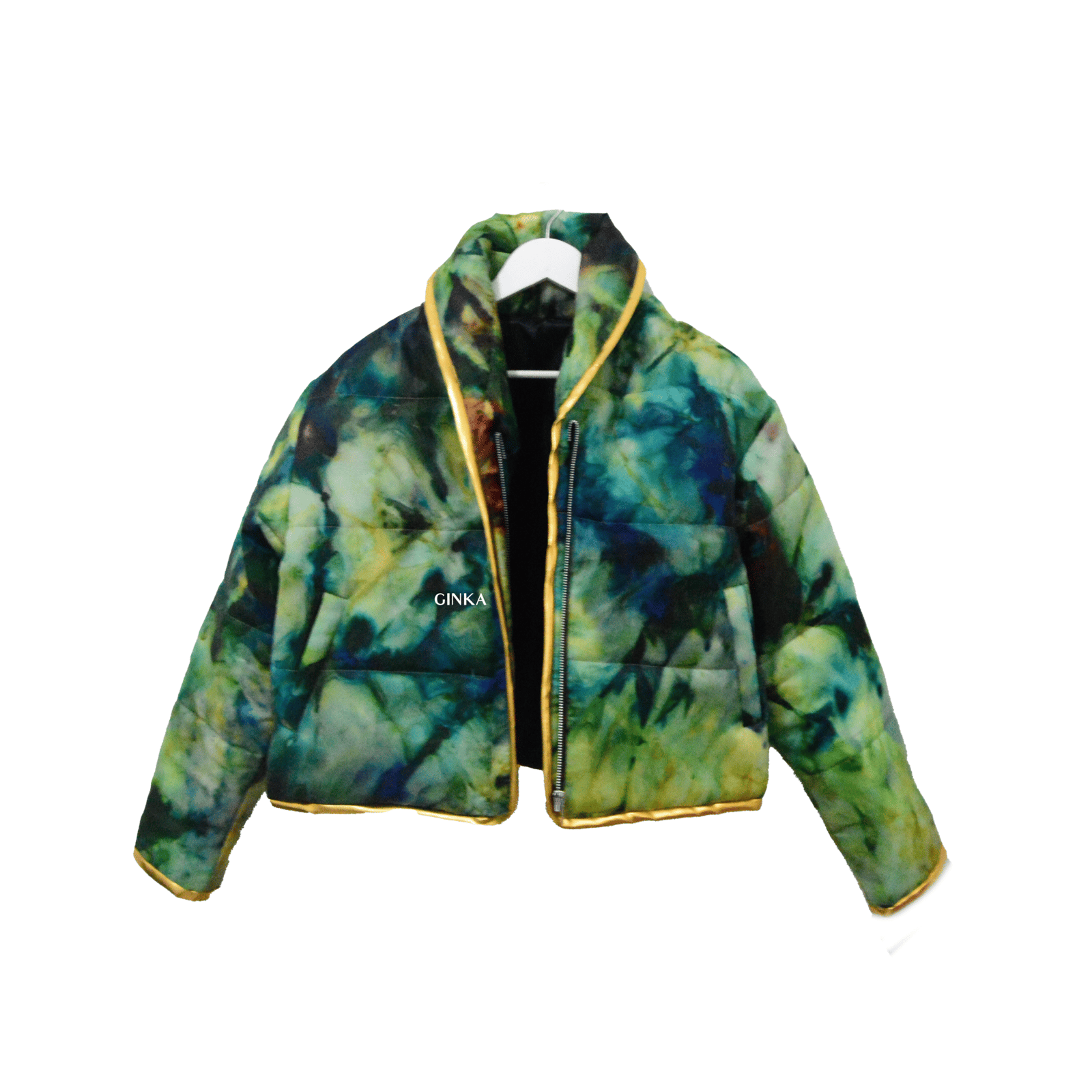 emerald puffer jacket