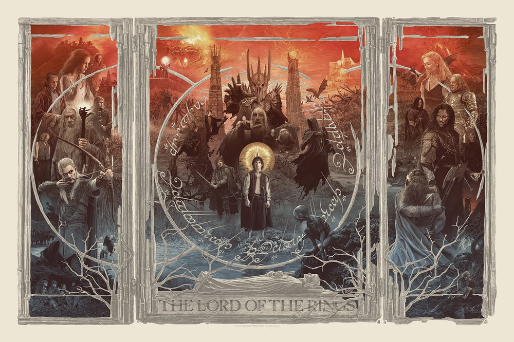 Image of Lord of the Rings Giclee