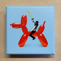 Image 1 of "Plain Art Rodeo" 1/1 Mini Canvas (baby blue)