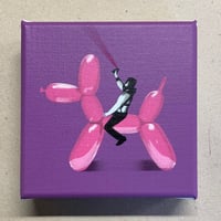 Image 1 of "Plain Art Rodeo" 1/1 Mini Canvas (purple)